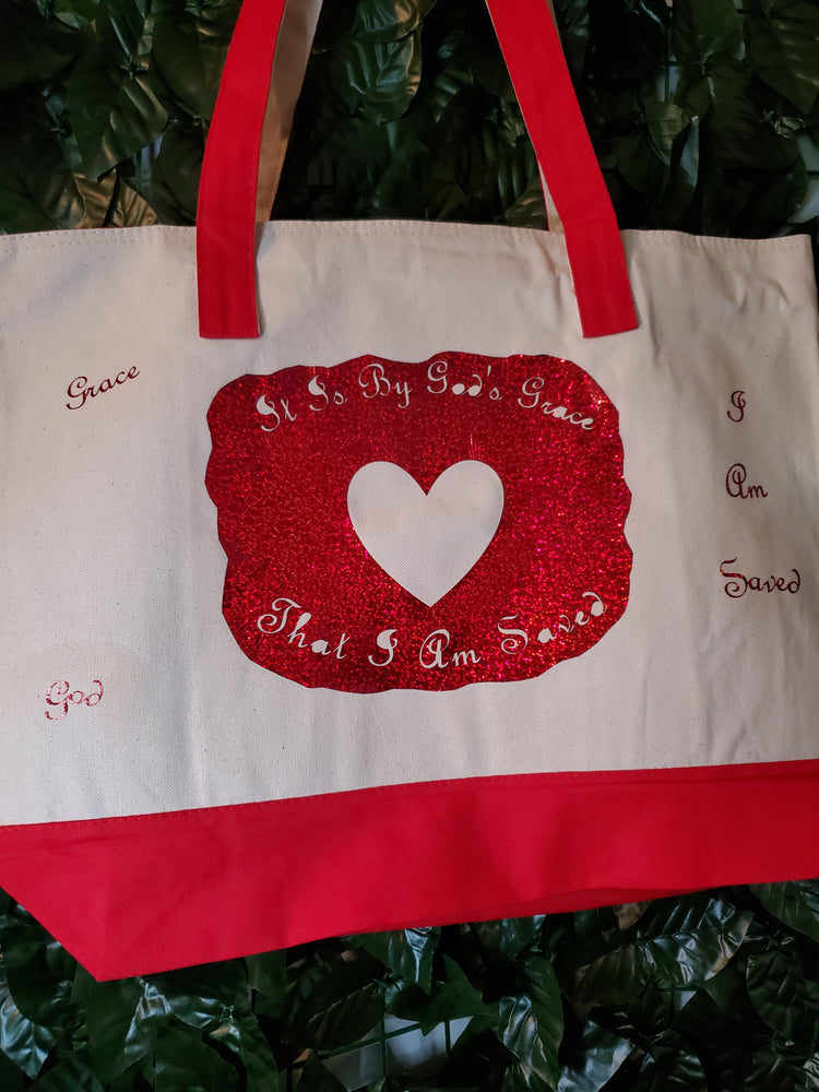 God's Grace Large Tote Bag